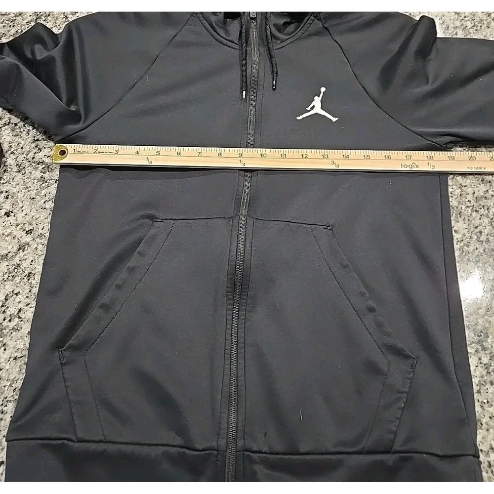 Jordan Jumpman Small Black Full Zip Hoodie Jacket Athleisure